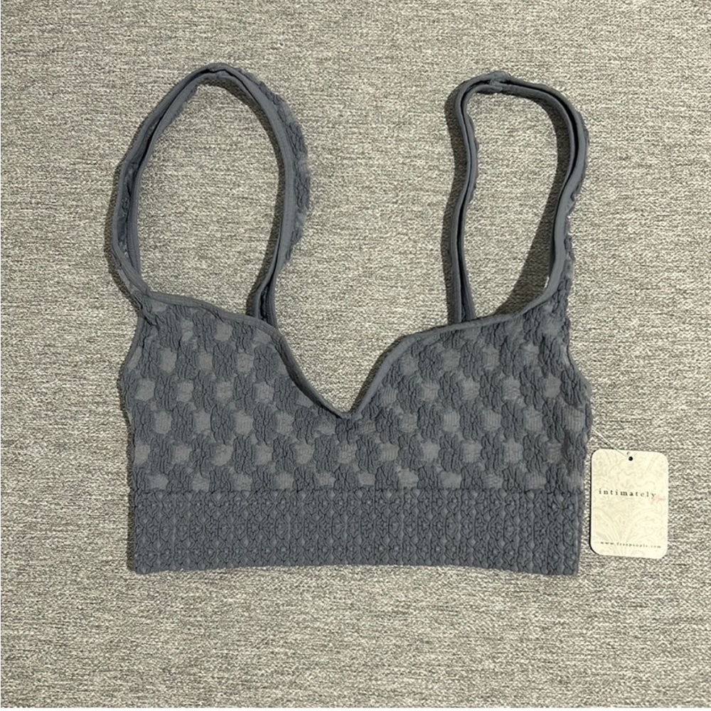 BRAND NEW Free People Gray Seamless Bralette